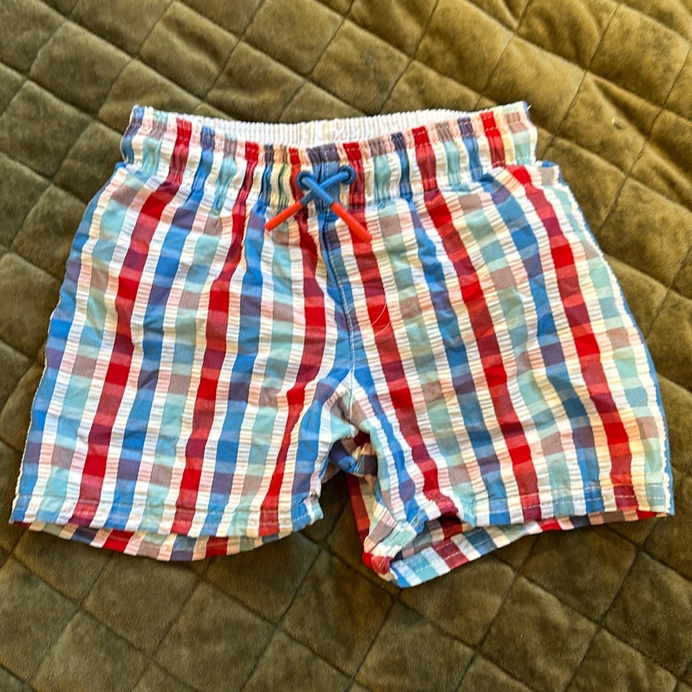 Cat & Jack swim trucks- 4th of July colors 3T
